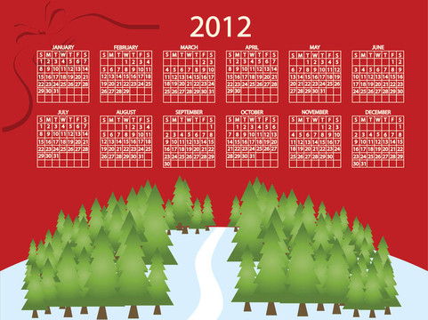 2012日歷