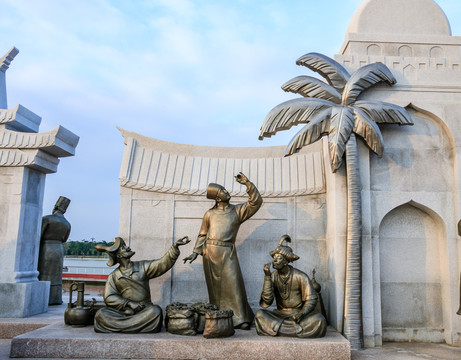 海絲公園雕塑雕像 海絲公園