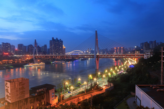重庆山城夜景风光