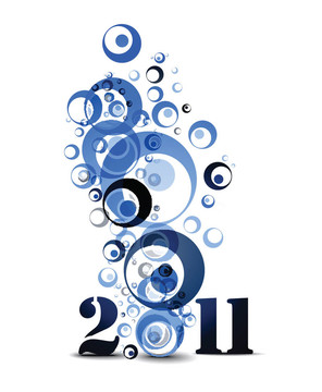 抽象新年2011彩色DES