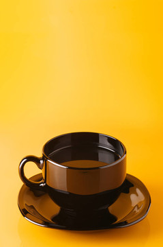 黑咖啡杯