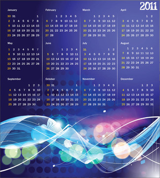 2011日歷