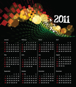 2011日歷