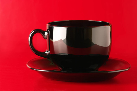 黑咖啡杯
