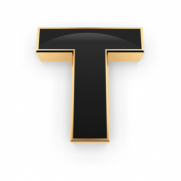 金屬字母T