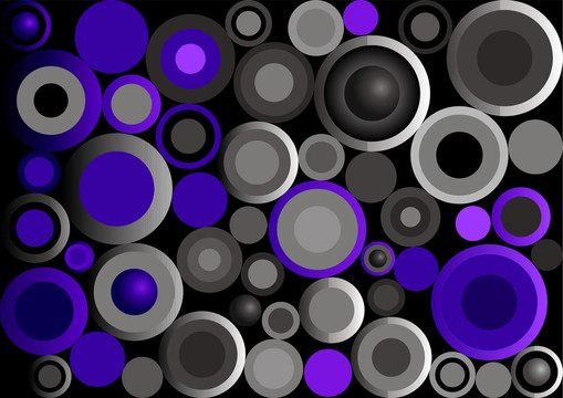復(fù)古circles_violet