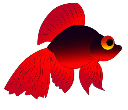 五顏六色的玩具魚