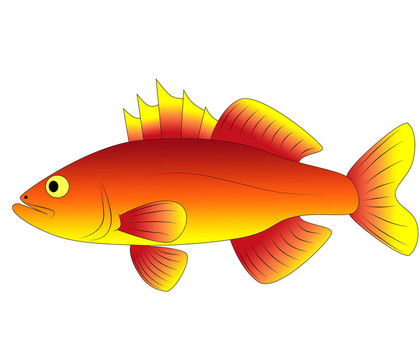 五顏六色的玩具魚
