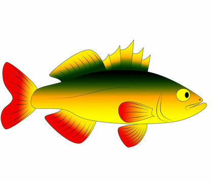 五顏六色的玩具魚