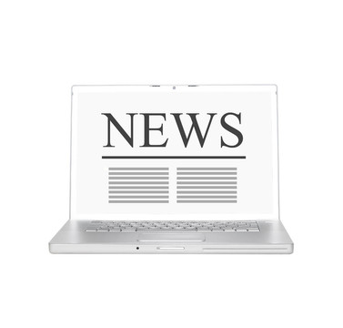 筆記本與在線新聞