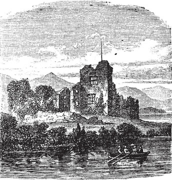 羅斯城堡遺址；Killarney；愛爾蘭古典雕刻