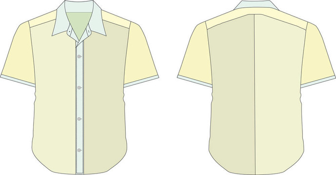 領(lǐng)襯衫黃色色調(diào)