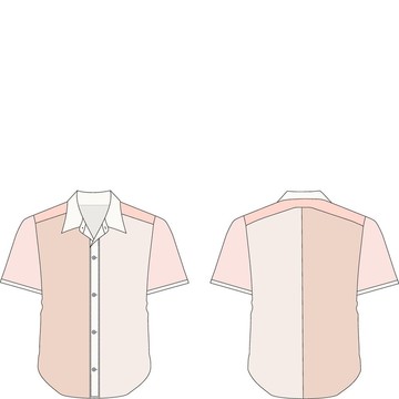 衣領(lǐng)連衣裙襯衫在紅色色調(diào)
