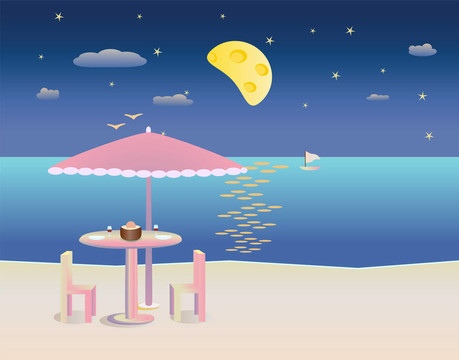 浪漫的夜晚