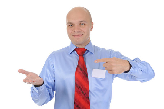 商人手里拿著一件夾克
