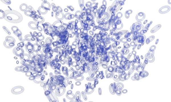 3D藍(lán)嚙合環(huán)面爆炸