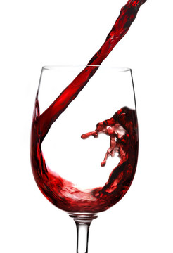 紅酒倒入酒杯
