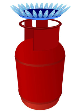 氣瓶和燃燒器