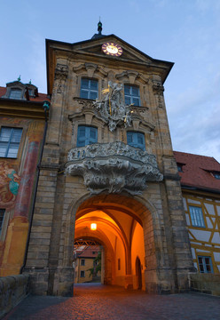 Altes Rathaus。班貝格；德國