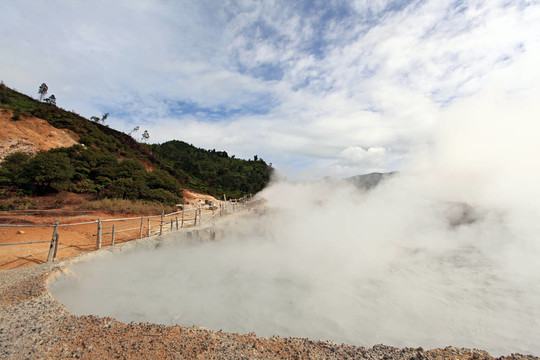 印度尼西亞泥火山硫