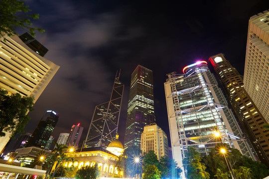 香港的摩天大樓