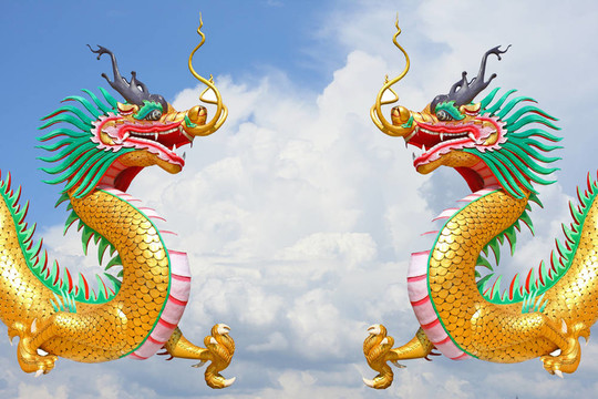 龍的雕像