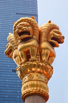 金獅靜安寺上海中國