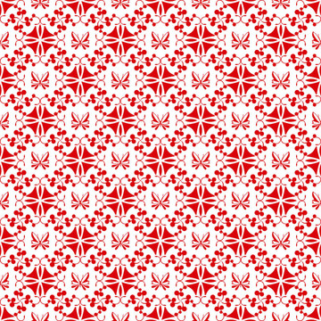 無縫的花卉和蝴蝶圖案