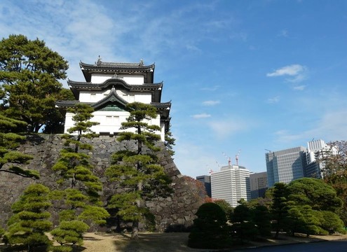 在東京日本皇宮