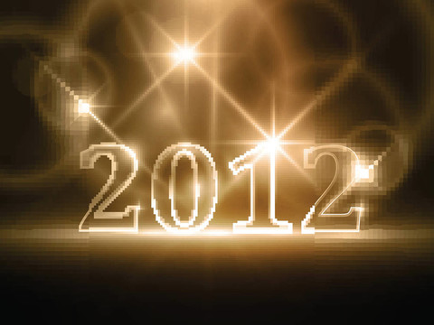 摘要深褐色桔年2012背景