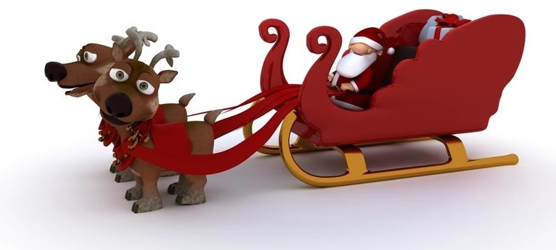 可愛的Santa Claus Caricature