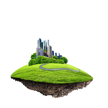 現(xiàn)代城市包圍的自然景觀
