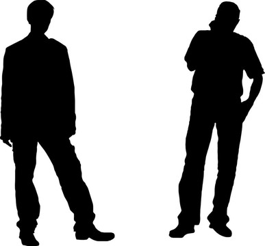 男人的輪廓