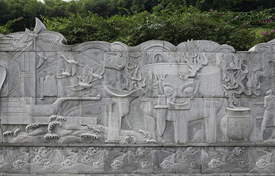 古代科學(xué)浮雕