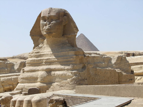 獅身人面像和Pyramid of Menkaure