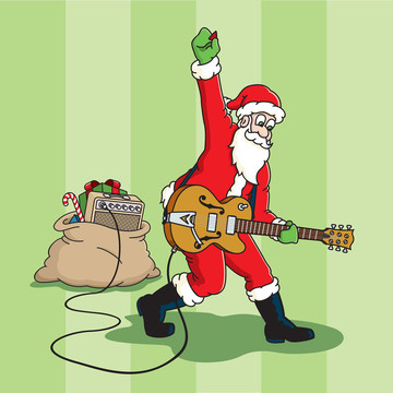 搖滾u2019 Santa %