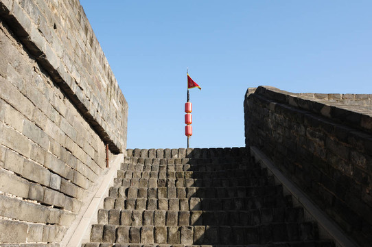 西安城墻；中國