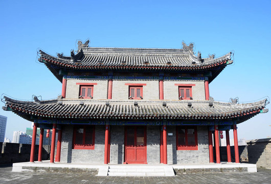 西安古城墻；中國