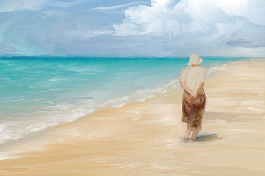 趕海