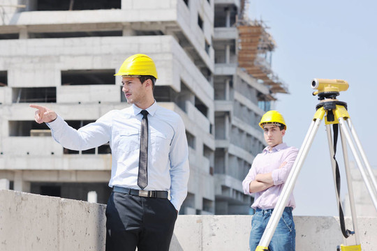 建筑工地建筑師團隊