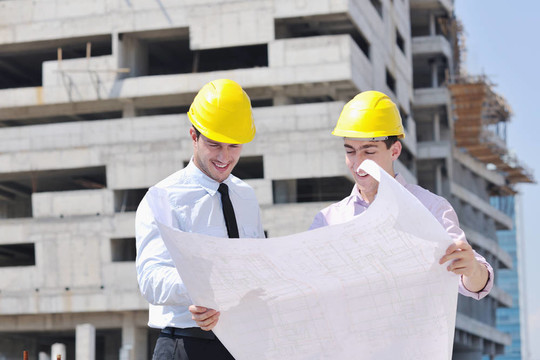建筑工地建筑師團隊