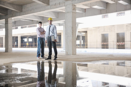 建筑工地建筑師團隊