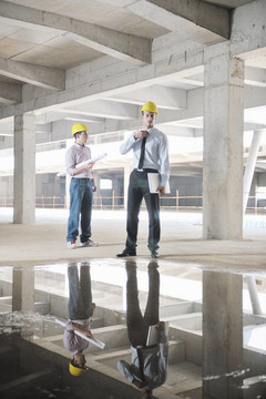 建筑工地建筑師團隊