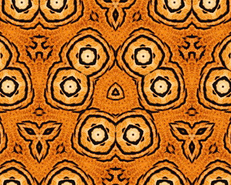 特殊圖案背景Orange Brown