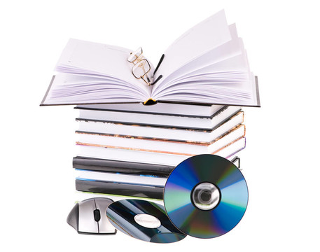 堆書