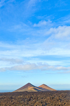 蘭薩羅特島蒂曼法亞國(guó)家公園火山；西班牙