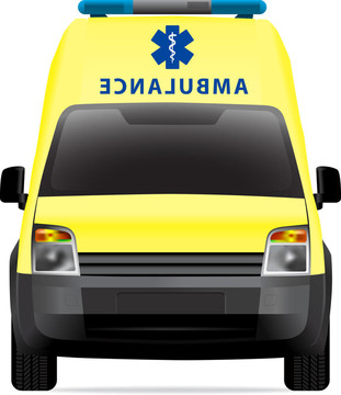 救護(hù)車插畫