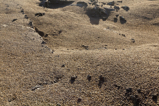 蘭薩羅特島國家公園火山巖層蒂曼法亞裂巖；西班牙