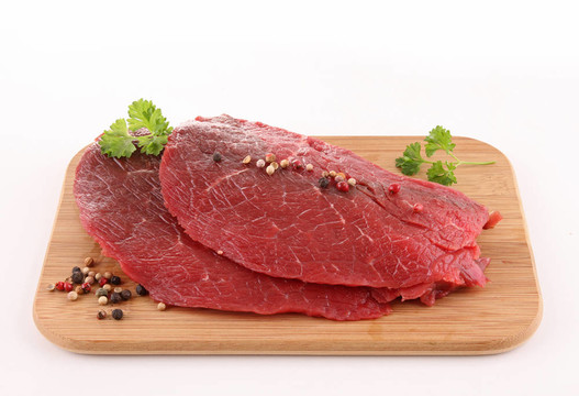 隔離生肉牛肉