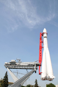 第一艘宇宙飛船在莫斯科Vostok